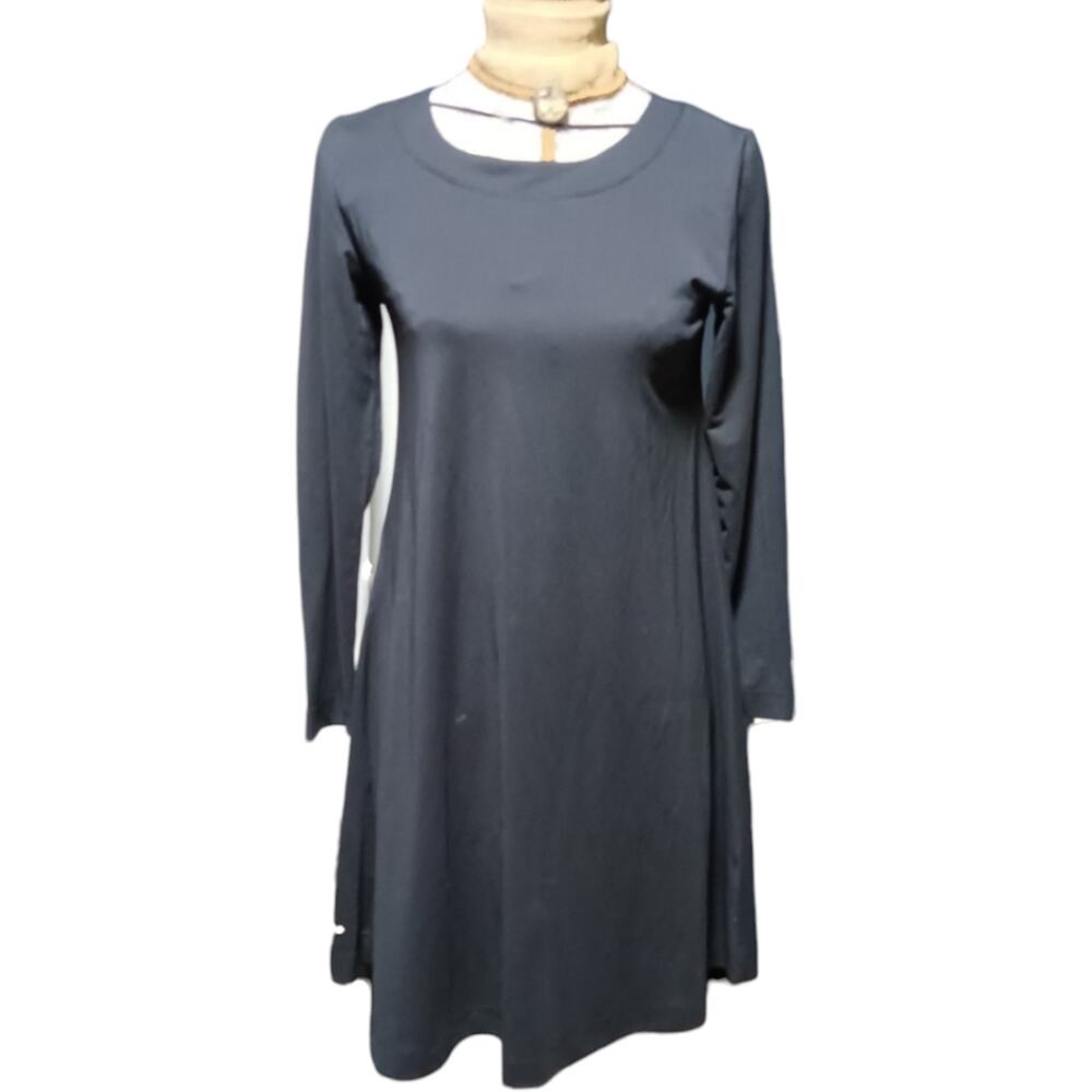 NWT‎ COS Black Crew Neck Midi Dress 566252